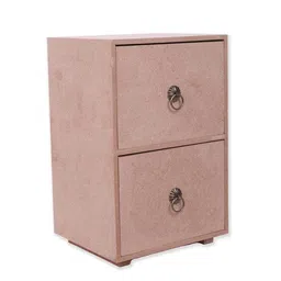 Little Birdie MDF Chest of 2 Drawers W6.5 X H9.5 X D5.5inch 5.5mm | Wooden Box with 2 Drawers for Storage, Jewellery, and Organizer | Perfect for Painting, Decoupage, Mixed Media, and Resin Art image 4