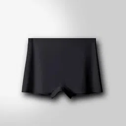 qoxolyz Women's Boyshort High Waist Boxers Seamless Stretchy Full Coverage Underwear for Ladies Pack of Multicolored image 3