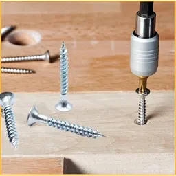 MHS Metal Different Sizes Drywall Screws in 1 Box. (Pack of 200, Silver) image 3