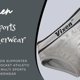 Vixen YO YO Supporter for Gym Cricket, Running etc (Color- Black, Grey) Size - S, by Kingsmen Line image 3