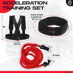 B Fit Vertical Jump Trainer/Running Training Kit/Acceleration Agility Kit (Acceleration Agility Set) image 2