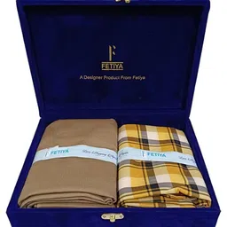 fetiya Shirt & Trouser Fabric in velveta Box Packing (Shirt-2.35 m, Pant-1.25 m) image 3