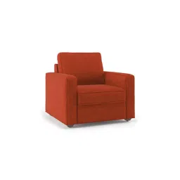 urban ladder create Apollo 1 Seater Fabric Sofa in Lava Colour image 2