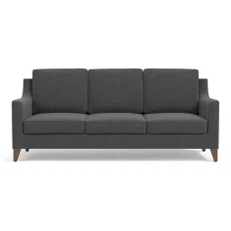 urban ladder create Abbey 3 Seater Fabric Sofa in Steel Colour image 2