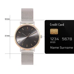 Calvin Klein Men Modern Mesh Braided Straps Analogue Watch 25200047-Grey image 5