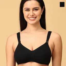 The Mom Store Women Combo of 2 Nursing & Feeding Non-Padded Bra Full Coverage-image-3