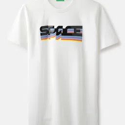United Colors of Benetton Girls Printed Pure Cotton Relexed fit T-shirt-picture-24