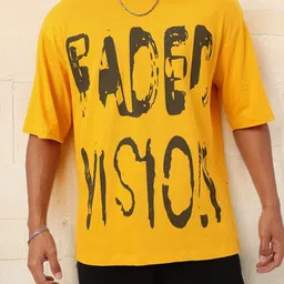 Kook N Keech Urban Faded Vision Printed Relaxed Fit T-shirt-picture-43