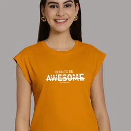 Friskers Typography Printed Extended Sleeves Cotton T-shirt-image-76