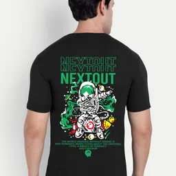BENNY BROOKS Men Graphic Printed Regular Fit Cotton T-shirt-picture-20