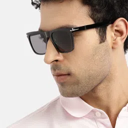 Voyage Unisex Black Lens & Black Wayfarer Sunglasses with UV Protected Lens-picture-28