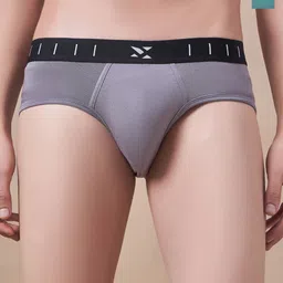 Masch Sports Pack Of 2 Antimicrobial Basic Briefs BRF-2-SOL-EI-GRN-GRY-picture-26