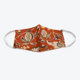 Biba Women Rust White Printed Kurta with Trousers Dupatta image 5