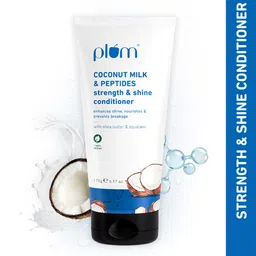 Plum Coconut Milk & Peptides Strength & Shine Conditioner For Prevents Hair Breakage - 175 gm-picture-25