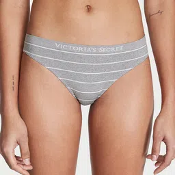 Victoria's Secret Striped Seamless Thong Briefs 1123842362SO-picture-30