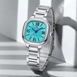 Naviforce Women Brass Dial & Stainless Steel Straps Analogue Watch NF5042 SBEB-image-86