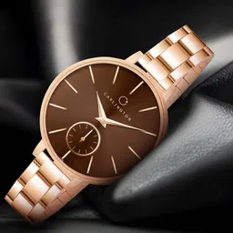 CARLINGTON Women Dial & Bracelet Style Straps Round Analogue Chronograph Watch Iconic 2038-picture-15