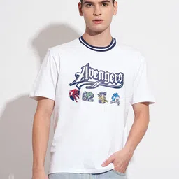Being Human Avengers Printed Drop-Shoulder Sleeves Easy Fit Pure Cotton T-shirt-picture-11