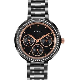 Timex Women Water Resistance Stainless Steel Multi Function Analogue Watch TW000Z304-picture-30