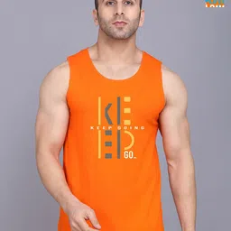 SLOWLORIS Pack Of 2 Printed Innerwear Vests SL26 COMBO (LOUD ORANGE) (KEEP ORANGE)-picture-10