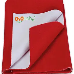 OyO Baby Red Waterproof & Baby Dry Sheet Polycotton Mattress Protector-image-32