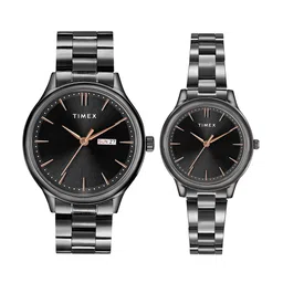 Timex Unisex Bracelet Style Straps His&Her Analogue Watch TW00ZP007-picture-33