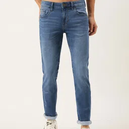 Flying Machine Men Blue Slim Tapered Michael Fit Light Fade Stretchable Jeans image 1