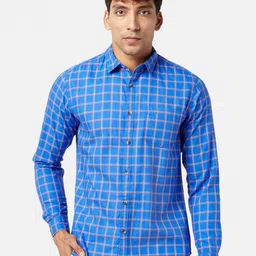 BYFORD by Pantaloons Slim Fit Checked Casual Shirt-image-74