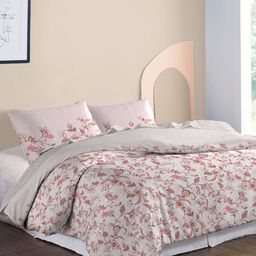MYTRIDENT Orange & White Pure Cotton Mild Winter Double King Bedding With 2 Pillow Covers-picture-5