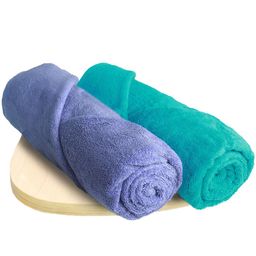 Heelium Unisex Set of 2 Quick Absorbent 600 GSM Bamboo Bath Towel - 65 x 40 cm-picture-1