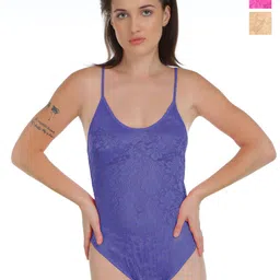 AROUSY Women Pack Of 3 Self-Design Bodysuit-image-97