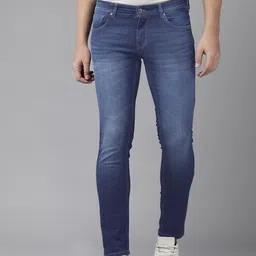 SPYKAR Men Blue Rover Regular Fit Mid-Rise Light Fade Clean Look Stretchable Jeans-image-6