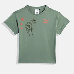 Puma Kids x SPONGEBOB SQUAREPANTS Youth Graphic Pure Cotton T-shirt-picture-25