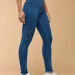 The Roadster Lifestyle Co. Women Skinny High Rise Clean Look Stretchable Denim Jeans-image-114