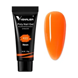 VENALISA UV & LED Neon Acrylic Poly Nail Extension Gel 15 g - Shade K22-image-44