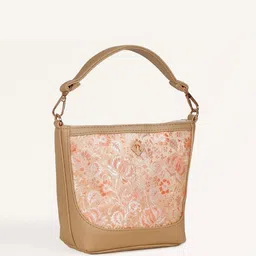 Nestasia Floral Embroidered Bucket Traditional Handheld Bag-picture-10
