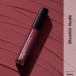 Pilgrim Matte Me Up Long Lasting Liquid Matte Lipstick - 9g - Blushin' Nude 10-picture-9