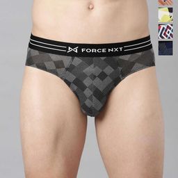 Force NXT Pack of 5 Printed Cotton Ultrasoft Anti Microbial Brief MNFS-11P-AST-PO5-picture-24