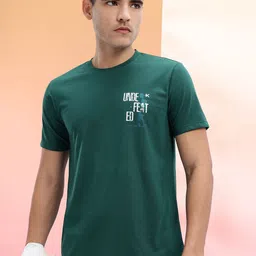 HRX by Hrithik Roshan Placement Print Regular Fit Lifestyle T-shirt-picture-15
