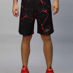 AESTHETIC NATION Men Printed Slim Fit Rapid-Dry Training or Gym Sports Shorts-picture-25