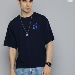 R.Code by The Roadster Life Co. Pack Of 2 Men Round Neck Short Sleeves Oversized T Shirts-picture-20