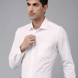 Arrow Pure Cotton Manhattan Slim Fit Grid Tattersall Checks Self-Design Formal Shirt-image-60