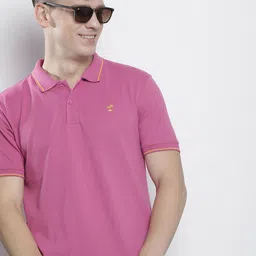 The Indian Garage Co Men Solid Polo Collar T-shirt-picture-32