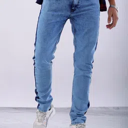 hardsoda by the indian garage co HARDSODA Men Slim Fit Mid Rise Clean Look Stretchable Jeans-picture-21