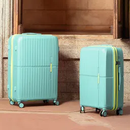 Nasher Miles Springfield Set Of 2 Blue Hardcase Trolley Bag-image-73