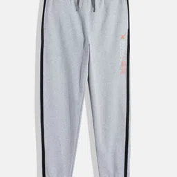 HRX by Hrithik Roshan Grey Cotton Regular Fit Joggers-picture-39