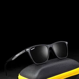 RESIST EYEWEAR Unisex Black Lens & Black Wayfarer Sunglasses with UV Protected Lens-picture-41