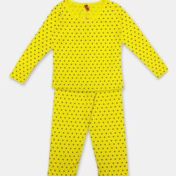 Here&Now X Game Begins Girls Printed Pure Cotton Top with Trousers-picture-39