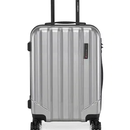swissbrand SWISS BRAND Grey Solid BADEN 360-Degree Rotation Hard-Sided Cabin Trolley Suitcase-picture-21