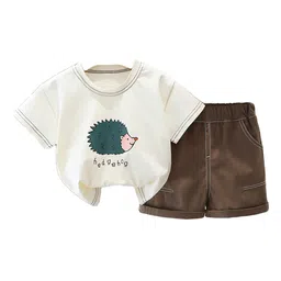 StyleCast x Revolte Boys Round Neck Short Sleeves Printed T-shirt with Shorts-picture-50